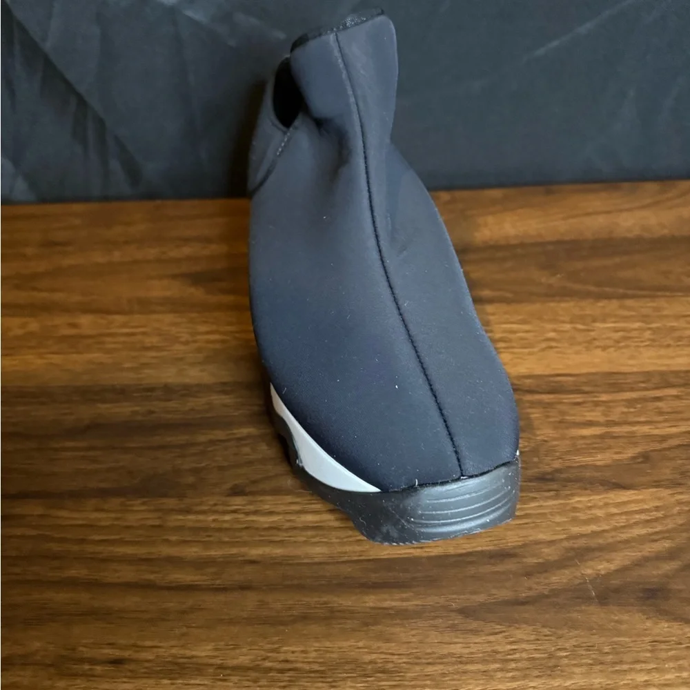 iRi Wes Black and Green Neoprene Slip-On Low Top Fully Vegan Sneakers, Womens 39 - Picture 6 of 8